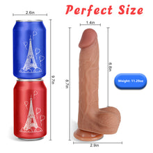 Load image into Gallery viewer, 8.7" Silicone Realistic Dildos Sex Toy with Strong Suction Cup for Hands-Free, Flexible Lifelike Sex Toys, Anal Adult Sensory Sex Toys for Women