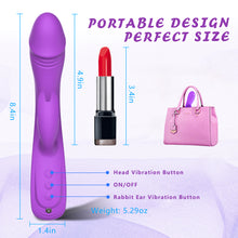 Load image into Gallery viewer, G Spot Vibrator Sex Toys,7 * 7 Vibrating Modes 8.4'' Vibrators Wand Adult Toys Anal Dildo,IPX7 Fully Waterproof