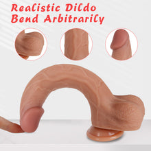 Load image into Gallery viewer, 8.7" Silicone Realistic Dildos Sex Toy with Strong Suction Cup for Hands-Free, Flexible Lifelike Sex Toys, Anal Adult Sensory Sex Toys for Women
