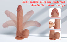 Load image into Gallery viewer, 8.7" Silicone Realistic Dildos Sex Toy with Strong Suction Cup for Hands-Free, Flexible Lifelike Sex Toys, Anal Adult Sensory Sex Toys for Women