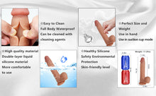 Load image into Gallery viewer, 8.7" Silicone Realistic Dildos Sex Toy with Strong Suction Cup for Hands-Free, Flexible Lifelike Sex Toys, Anal Adult Sensory Sex Toys for Women