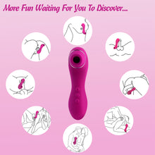 Load image into Gallery viewer, Clitoral Sucking &amp; Licking 2 in 1 G Spot Vibrator for Double Stimulation, Clit Tongue Stimulator Vaginal Breast Nipple Massager Oral Sex for Quick Orgasm, Adult Sex Toys for Women &amp; Couples
