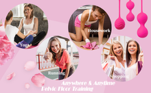 Load image into Gallery viewer, Kegel Balls Exercise Kit for Women Pelvic Floor Strengthening Devices, CKSOHOT Ben Wa Kegel Balls Sets for Bladder Control & Exercises Pelvic Floor, Kegel Exercise Weights for Beginners & Advanced