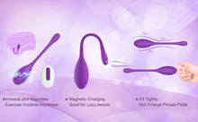 Load image into Gallery viewer, APP & Remoter Controlled Kegel Balls for Women, Bluetooth Kegel Exercise Products Kegel Exerciser for Pelvic Floor Tightening & Bladder Control, GVOECX kegel Weights with Music and Interactive Mode