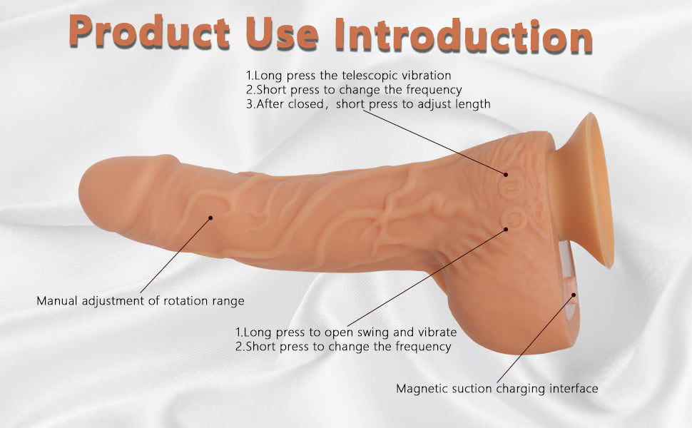 under bed sex toy storage Rotating Vibrator Women Dildo Thrusting
