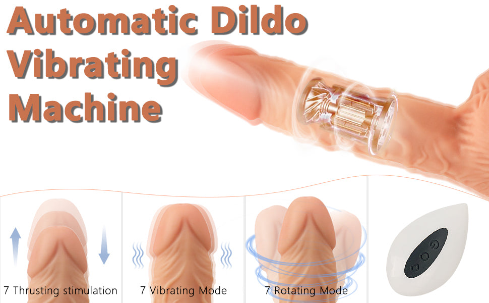 8.7" Thrusting Dildo Vibrator Sex Toys for Women Rotating Dildos with   Trading