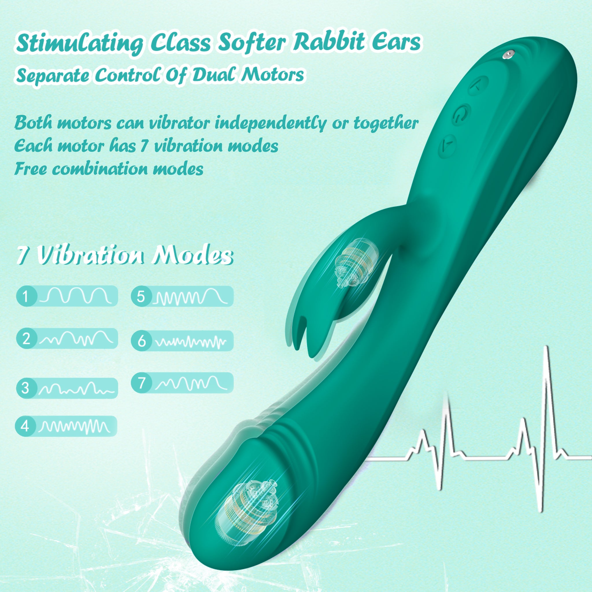 Vibrators Sex Toys,3in1 G Spot Vibrator Wand with 7 * 7 Vibration Mode   Trading