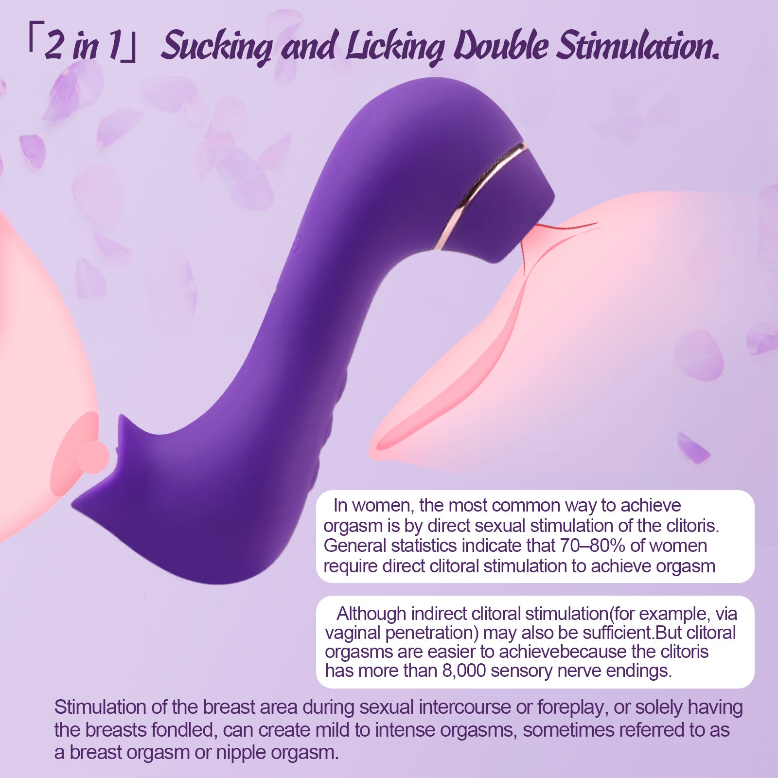 Up To 61% Off on 2 in 1 Licking G-Spot Clitora