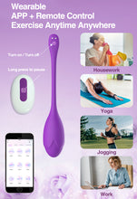 Load image into Gallery viewer, APP &amp; Remoter Controlled Kegel Balls for Women, Bluetooth Kegel Exercise Products Kegel Exerciser for Pelvic Floor Tightening &amp; Bladder Control, GVOECX kegel Weights with Music and Interactive Mode
