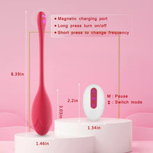 Load image into Gallery viewer, Bullet Vibrator G Spot Vibrators 9 Music Modes App Remote Control with Soft Liquid Silicone Waterproof Magnetic Charging Sex Toy for Women and Couple
